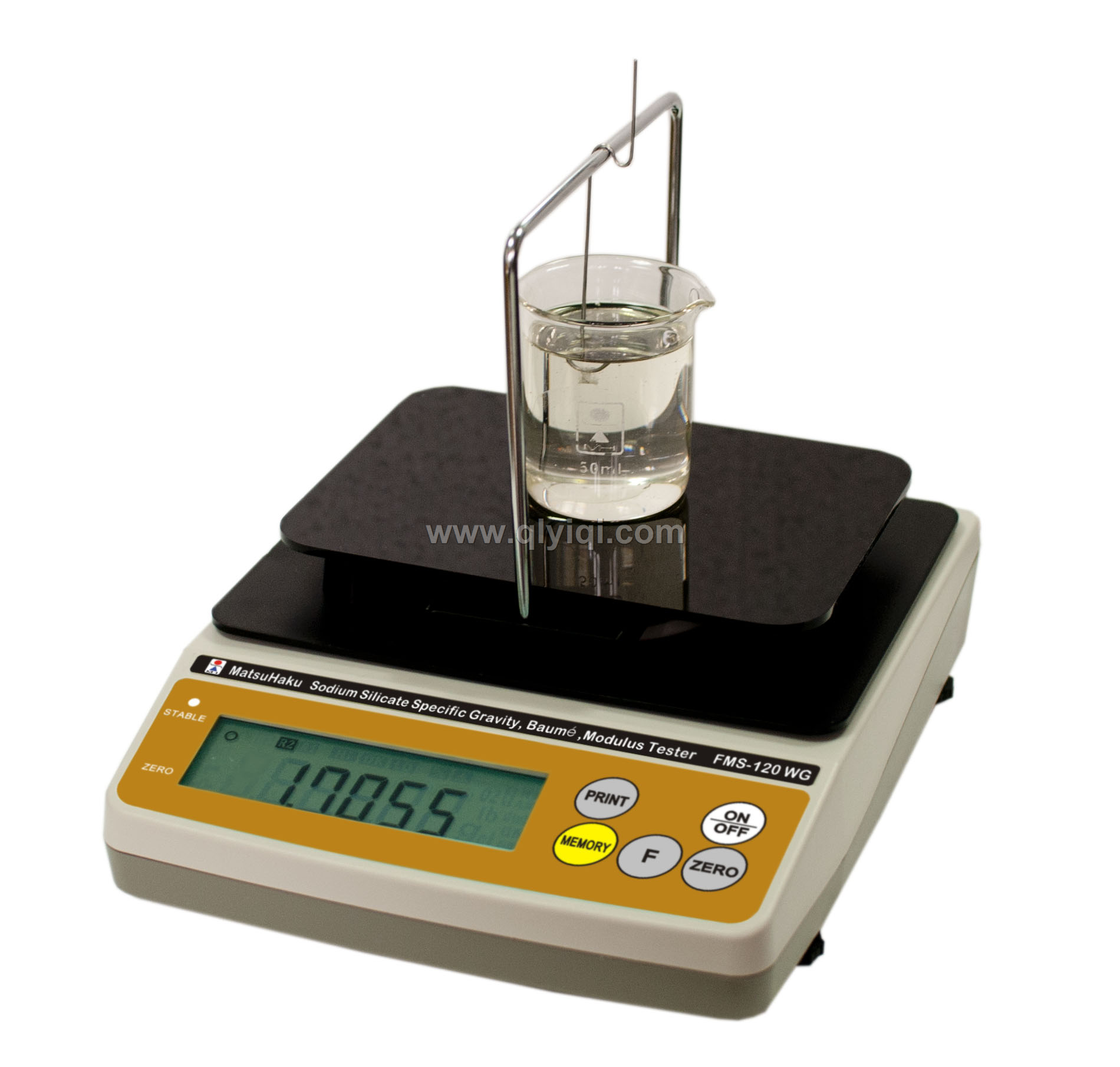 水玻璃比重、波美度、模数测试仪FMS-120WG